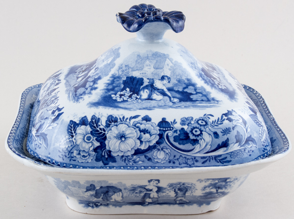 Vegetable Dish Water Gathering c1820